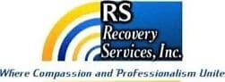 A logo of rs recovery services